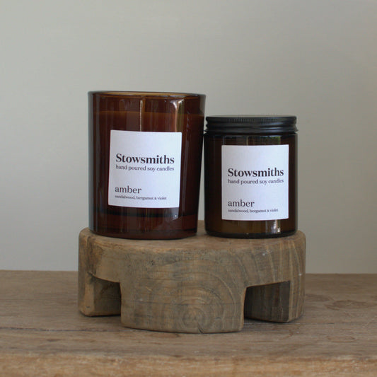 Amber Candle (sandalwood, bergamot & violet)