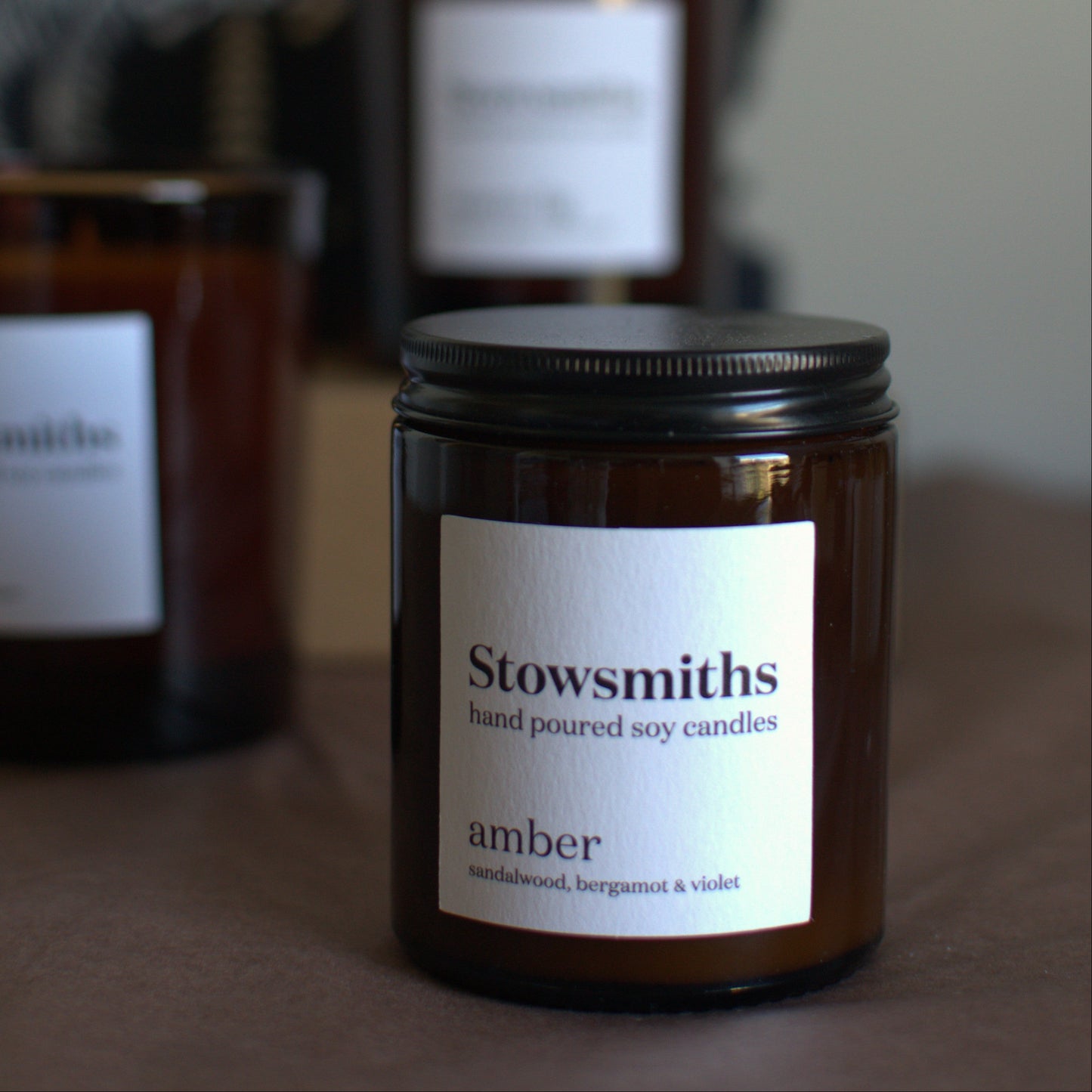 Amber Candle (sandalwood, bergamot & violet)